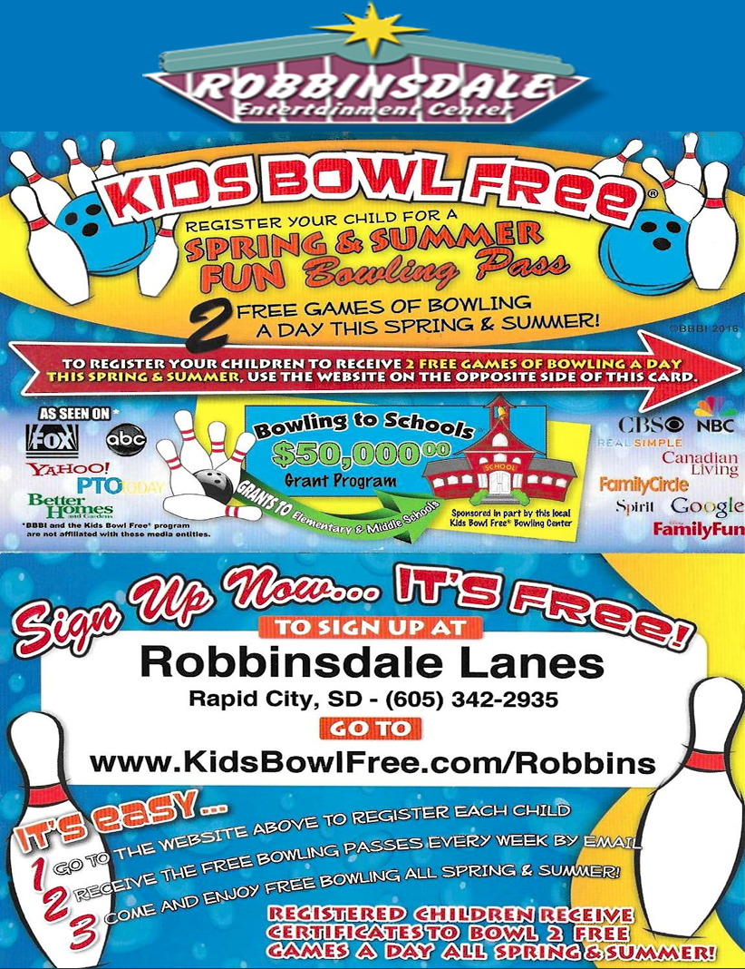Kids Bowl Free